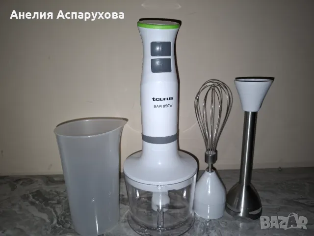 Комплект пасатор 3в1 с чопър BAPI 850W PLUS INOX, снимка 2 - Чопъри и пасатори - 50440487