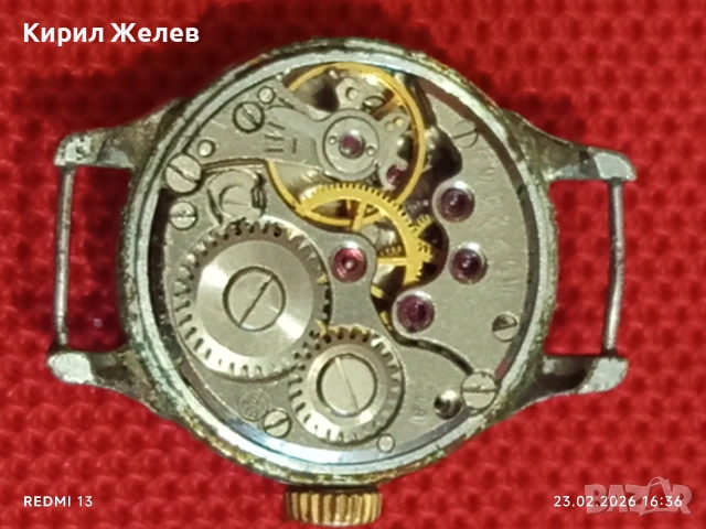 Стар механичен часовник ПОБЕДА СССР дамски рядък за КОЛЕКЦИЯ 51747, снимка 6 - Антикварни и старинни предмети - 53594980