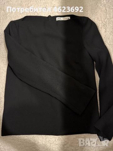 ZARA черна блуза