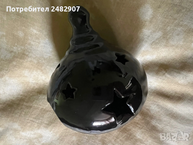 Стар керамичен свещник, снимка 10 - Антикварни и старинни предмети - 53391293