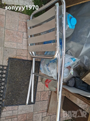 АЛУМИНИЕВ-СГЪВАЕМ СТОЛ ОТ ГЕРМАНИЯ 1402261747, снимка 3 - Столове - 53477465