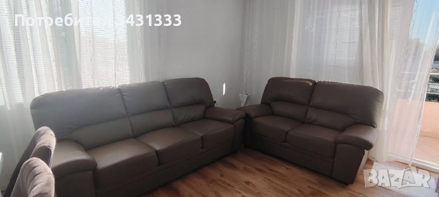 кожени 2 дивана