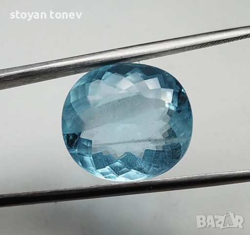 Рядък и Голям Естествен Аквамарин 10.59 карата – "SANTA MARIA" BLUE!, снимка 11 - Други - 53893051