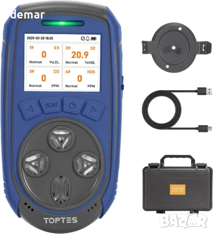 Guard-863Pro Многофункционален газдетектор за H₂S, CO, LEL и O₂, с цветен TFT екран