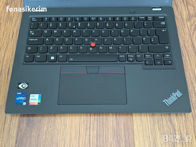  13.3' WUXGA i5-1335u Lenovo ThinkPad L13 Gen 4 16GB DDR4/256GB NVMe/Iris XE/Подсветкa/Бат 8ч/Win 11, снимка 12 - Лаптопи за работа - 53449868