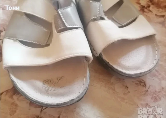 Дамски Сандали Изцяло от Естествена Кожа 39, снимка 5 - Сандали - 50914999