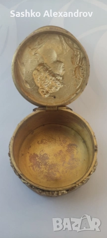 Рядка подписана френска кутийка P. de Bryk - Belle Epoque , Art Nouveau - около 1900 г ., снимка 5 - Антикварни и старинни предмети - 50868068