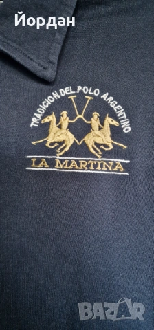 Мъжка тениска – LA MARTINA размер – L, снимка 3 - Тениски - 53289707