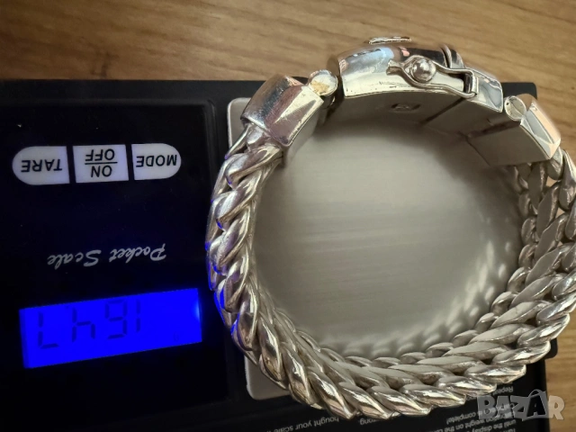 Buddha to Buddha- Ben XL-сребърна гривна, снимка 8 - Гривни - 54166426