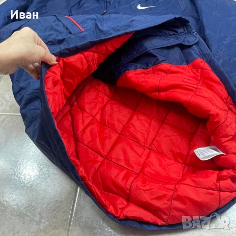 Мъжко зимно яке Nike с качулка размер XL, снимка 7 - Якета - 45061711