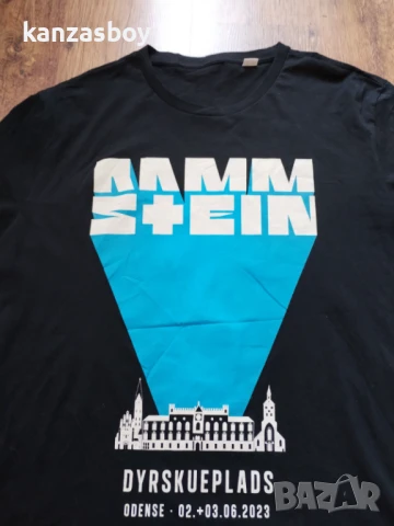 rammstein 2022 tour dyrskueplads odense tshirt - мъжка колекционерска тениска 3ХЛ