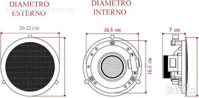 високоговорители за таван с bluetooth WVNGR P8055, снимка 2 - Аудиосистеми - 48023243