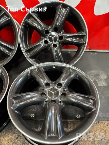 Алуминиеви джанти за Мерцедес, Спорт пакет, 17 цола, 5х112, снимка 4 - Гуми и джанти - 49695857