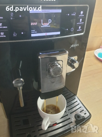 Saeco Xelsis - внос , с БГ меню , с консумативи, снимка 3 - Кафемашини - 52901571