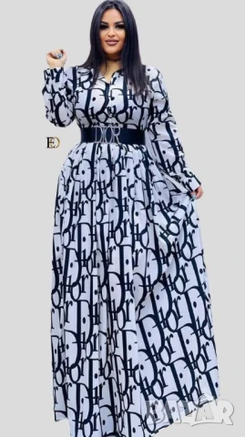 дълги рокли тип риза versace valentino garavani christian dior dolce gabbana louis vuitton , снимка 11 - Рокли - 50574326