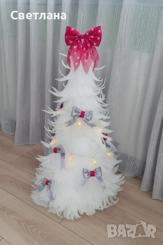 Ръчно изработена елха за декорация , снимка 2 - Декорация за дома - 52143261