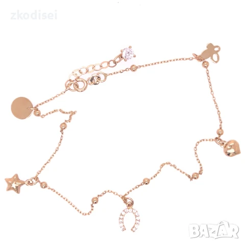 Златна дамска гривна за крак 3,27гр. 27,0см. 14кр. проба:585 модел:32195-2