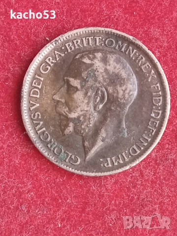 1 фартинг 1911 г. Великобритания., снимка 2 - Нумизматика и бонистика - 53707081
