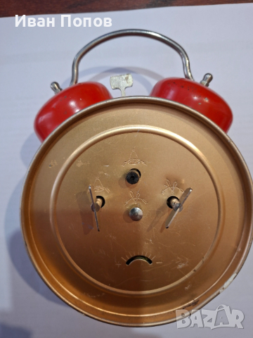 Будилник механичен. Insa - Югославия работи, звъни., снимка 3 - Други ценни предмети - 53720327