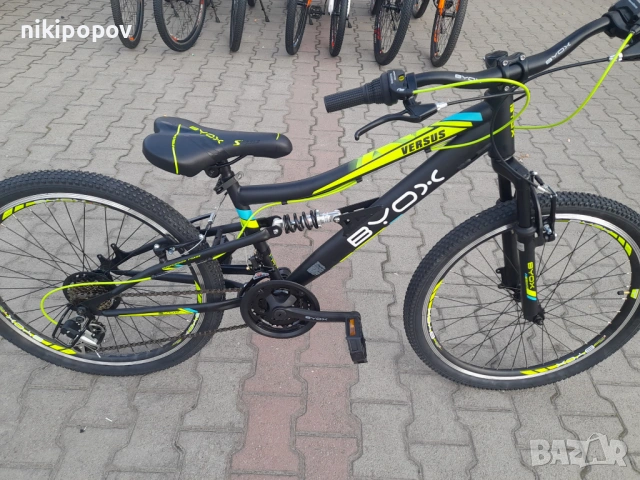 BYOX Велосипед 24" VERSUS черен.жълт, снимка 2 - Велосипеди - 53848938