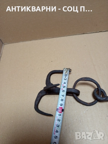 Стара Ръчно Кована Кука Ченгел. , снимка 10 - Антикварни и старинни предмети - 52057101