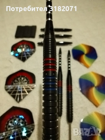 90% tungsten,24гр. професионални стрели за дартс, снимка 5 - Дартс - 53115235