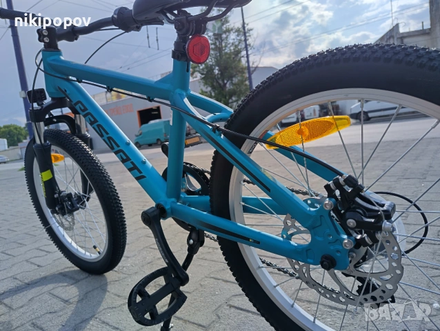 PASSATI Алуминиев велосипед 20" ALUMINIUM син, снимка 9 - Велосипеди - 53838810