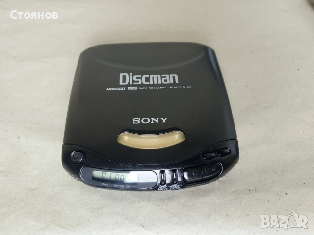 Преносим CD плеар DISCMAN Sony D-140 / Mega Bass / AVLS