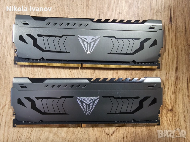 16GB (2x8GB) DDR4 Patriot Viper 3200MHz RAM памет | CL16 | 16-20-20-40 1.35V | Тествана!, снимка 4 - RAM памет - 54030869