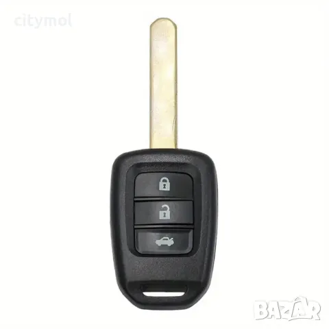 Kутийка за ключ с 3 бутона и острие HON66 за Honda Accord, Civic, City Fit, CR-V, HR-V, XR-V, снимка 1 - Аксесоари и консумативи - 49214958