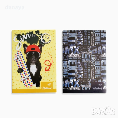 2427 Тетрадка малък формат, широки редове, вестникарска хартия, 40 листа, снимка 2 - Ученически пособия, канцеларски материали - 34076369