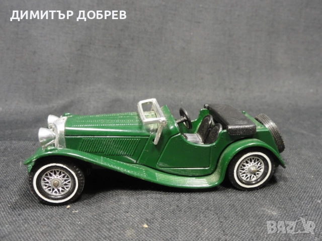 СТАРА РЕТРО МЕТАЛНА КОЛИЧКА JAGUAR SS 100 MATCHBOX MOY ENGLAND, снимка 2 - Колекции - 51651754