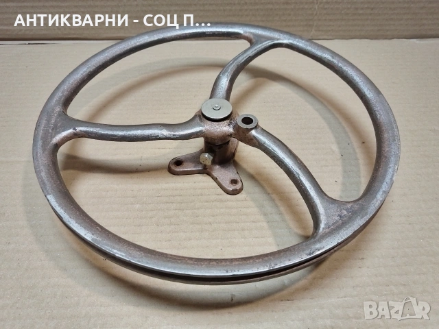 Старо Метално Колело От Шевна Машина / НОМЕР 456., снимка 2 - Антикварни и старинни предмети - 54093125
