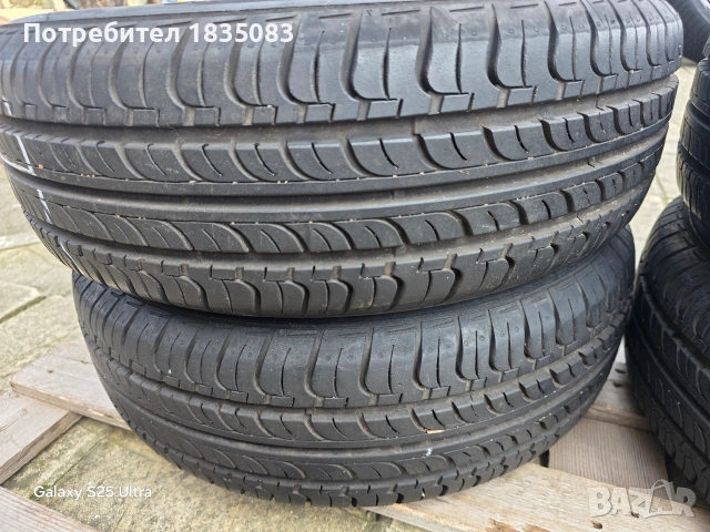 Лети джанти 14ки 4х100 Hyundai + летни гуми 175/60/14 Hankook, снимка 13 - Гуми и джанти - 53707165