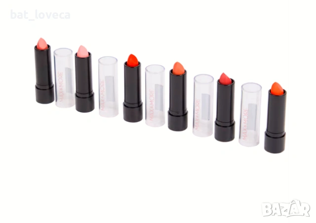 Комплект червила Max & More Kisses, снимка 2 - Комплекти и лотове - 53759977