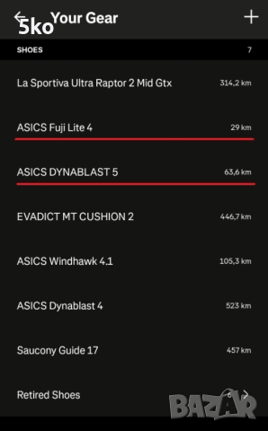 маратонки Asics Dynablast 5, снимка 7 - Маратонки - 51675919