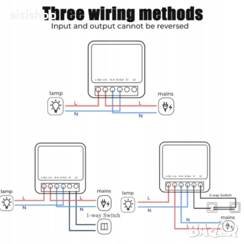 Смарт WiFi Модул Реле 16A – Интелигентен Контрол за Осветление и Климатизация  3990, снимка 11 - Друга електроника - 53610469