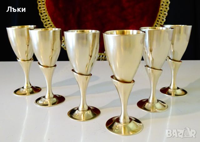 Английски бронзови чаши на столче,лале. , снимка 10 - Антикварни и старинни предмети - 45494498