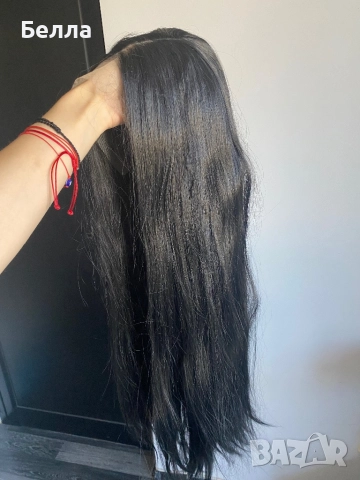 НОВА естествена перука! 100% високо качество, снимка 2 - Аксесоари за коса - 51772864