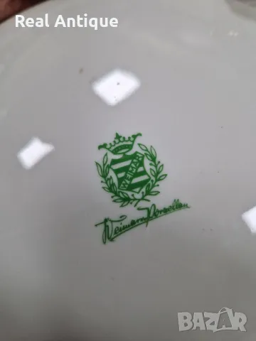 Красива антикварна немска порцеланова купа с капак Weimar , снимка 7 - Антикварни и старинни предмети - 50070646