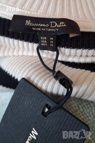 Топ Massimo Dutti нов с етикет, снимка 2 - Тениски - 53696382
