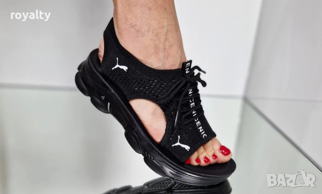 Puma черни дамски сандали , снимка 4 - Сандали - 51224442