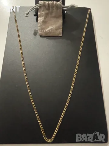 lucleon Златиста верижка 4 мм TRENDHIM, снимка 6 - Колиета, медальони, синджири - 49362537