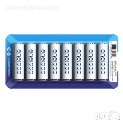 8 броя акумулаторни батерии Panasonic Eneloop R6/AA, 1900mAh, BK-3MCCE/8LE, снимка 1 - Друга електроника - 46452044