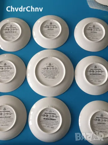 9бр Seltmann/ЗЕЛТМАН Бавария немска колекционерска декоративна порцеланова чиния-картина/животни, снимка 11 - Картини - 48371239