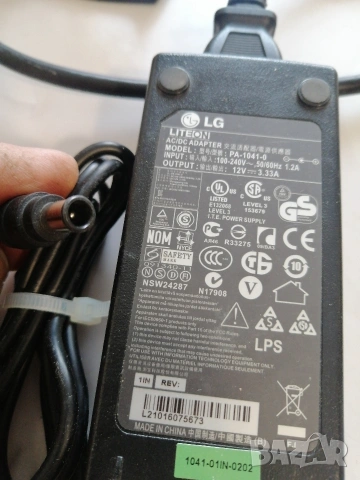 Захранващ Адаптер LG PA1041-0 за монитори и телевизори LG, снимка 2 - Друга електроника - 53763247