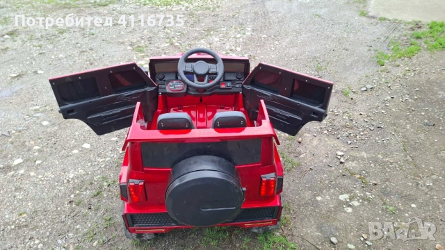 Детски акумулаторен  джип  двуместен , снимка 2 - Детски велосипеди, триколки и коли - 54068425