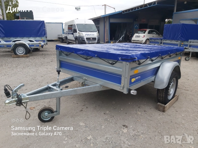 Туристическо, самосвално ремарке VESTA LIGHT 20 с плосък брезент, снимка 7 - Ремаркета - 51976423