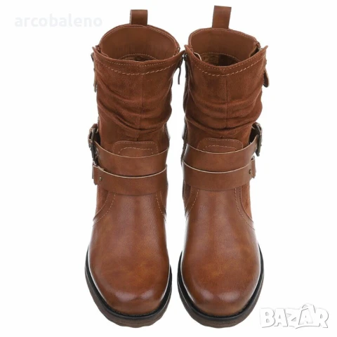 Дамски рокерски боти, 3цвята , снимка 6 - Дамски боти - 51430064