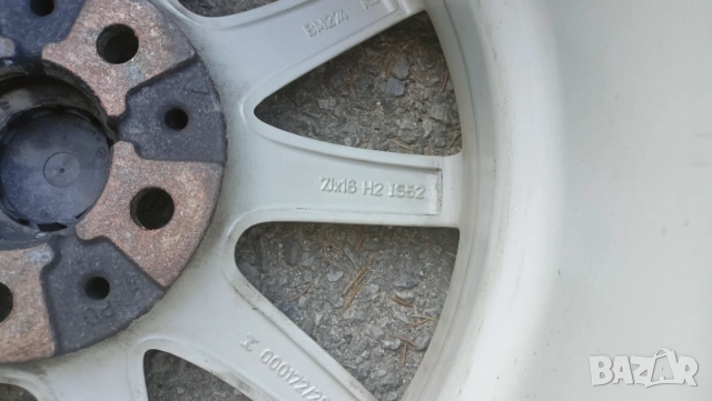 4 бр. джанти 16", 5x112 66 mm с зимни гуми 202/60/16, снимка 12 - Гуми и джанти - 53842726